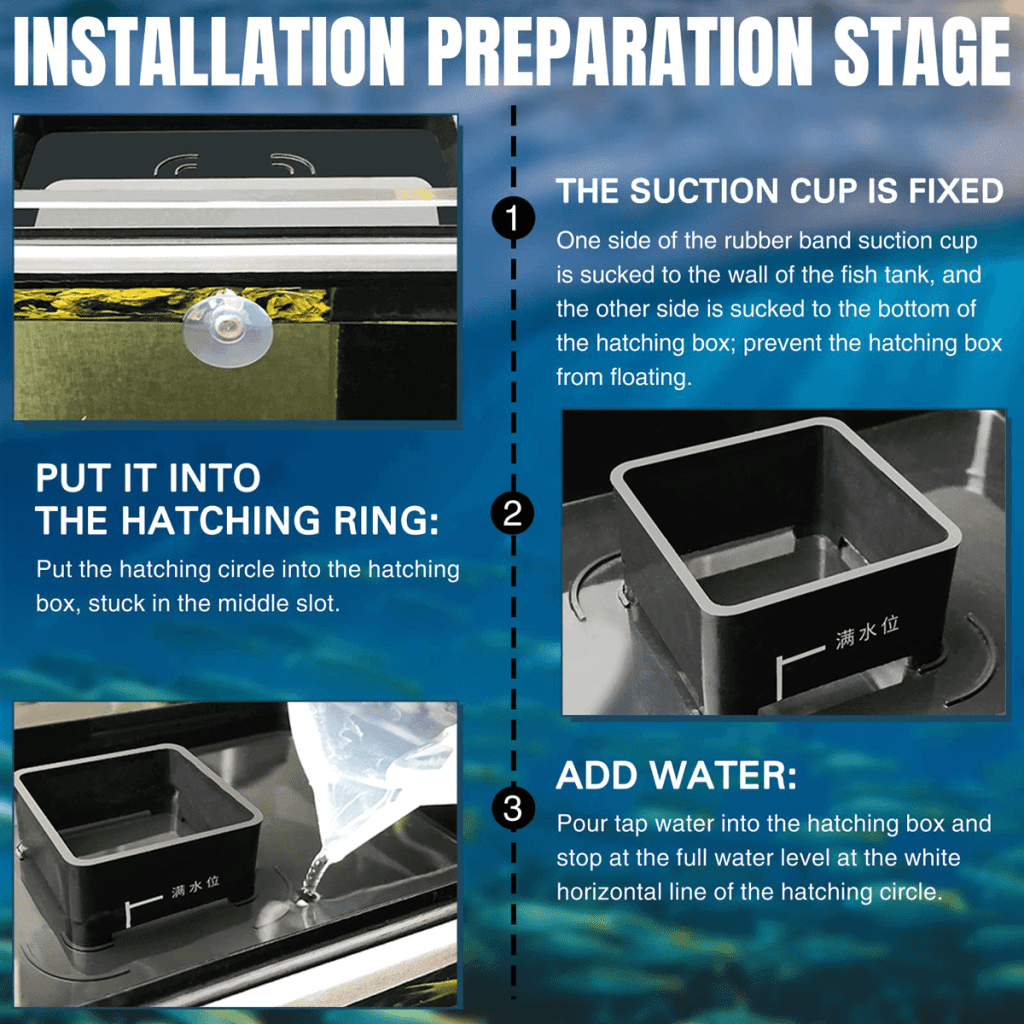 Shallow tray incubator installation steps